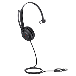 Yealink UH35 Mono UC USB-C/A, проводная USB гарнитура